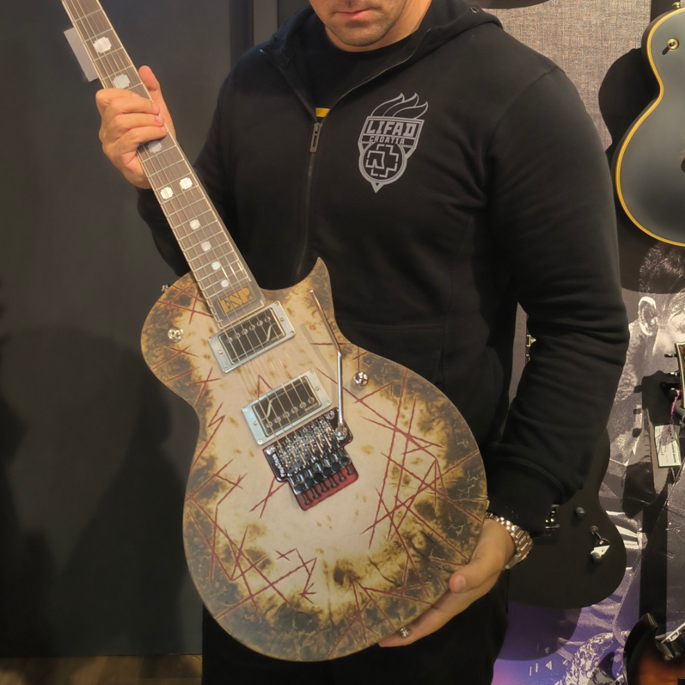 ESP ORIGINAL RZK-II BURNT (RICHARD KRUSPE SIGNATURE) GITARA OD SAD U MUSIC SHOP NO1 U ZAGREBU